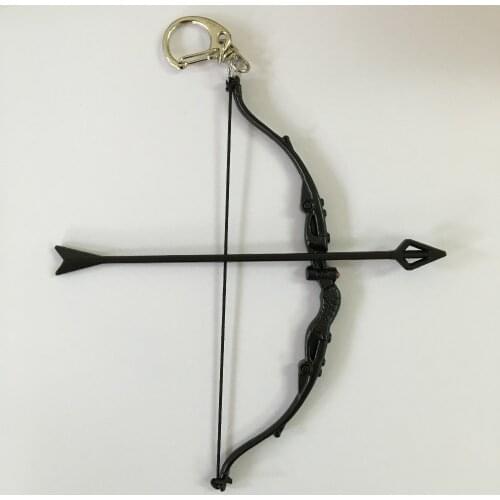 Cartoon Green Arrow mini Weapon Toy Bow Arrow Hanging Buckle For Kids Gift