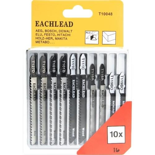 10pcs Set Multi-purpose Type Reciprocal Saw Blades, Manual Saw For Cutting Wood/Metal, PVC Pipe, Power Tool Accessories