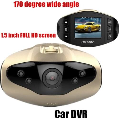 New HOT 170 degree wide angle Car DVR video Recorder camcorder Vehicle Camera G-sensor Night Vision 1.5 inch
