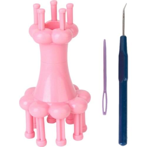 Plasic Rope Braiding Knitting Spool Loom Knitter Maker for Making Tube Scarves & Straps