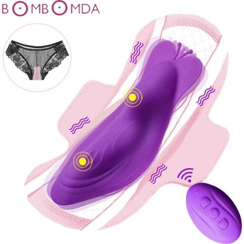 Portable Panty Vibrator Sex Toy for Woman Invisible Vibrating Eggs Clitoral Stimulator Wireless Remote Control Wearable Vibrator