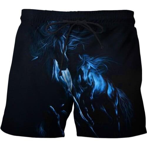 CLOOCL Newest Popular Horse Men Shorts 3D Print Men Clothing Women Casual Pants Unisex Harajuku Sports Shorts