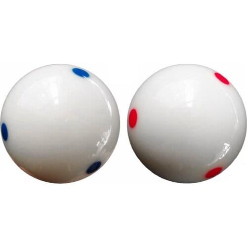 Cue Ball 57Mm Standard American Billiard Resin Cue Ball Blue And Red Cue Ball For Billiards Training Competition Design