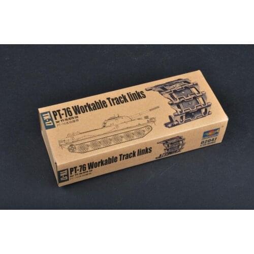 Trumpeter 02047 1/35 PT-76 Workable Track Links assembly model