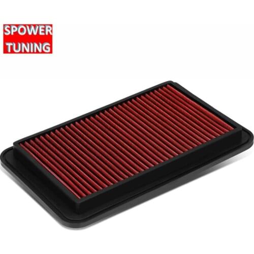SPOWERTUNING Engine Air Filter:Washable, Replacement Filter: For 2001-2014 Toyota/Lexus,Kluger,Highlander,Camry Hybrid,Sienna