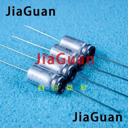 2PCS NEW RIFA PEG124 64V10UF 10x19MM HiFi Audio axial electrolytic capacitor PEG 124 10uF/64V Filter amplifier 64V 10UF
