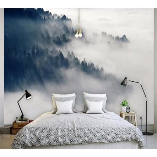 Beibehang Personality 3D Wallpaper Beautiful Narcissus Mountains Living Room TV Background Wall Home Decoration Painting