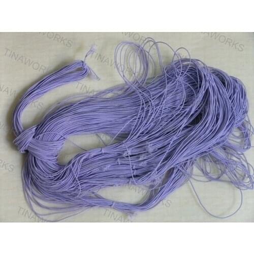 FREE SHIPPING 260 Meters Lavender Stretch Elastic Beading Cord 1MM