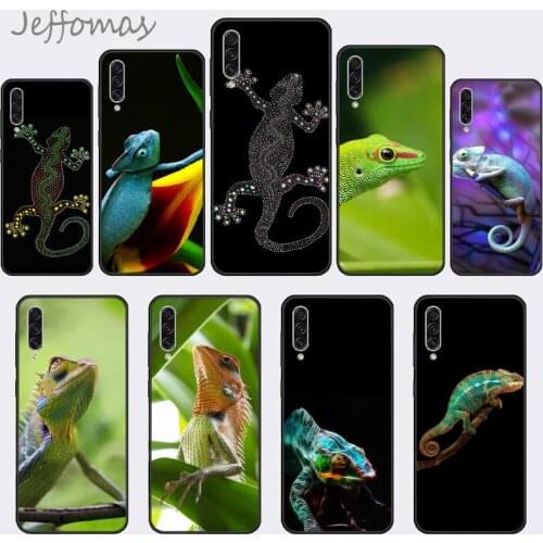 Gecko Lizard Animals Phone Case For Samsung galaxy S 7 8 9 10 20 edge A 6 10 20 30 50 51 70 note 10 plus