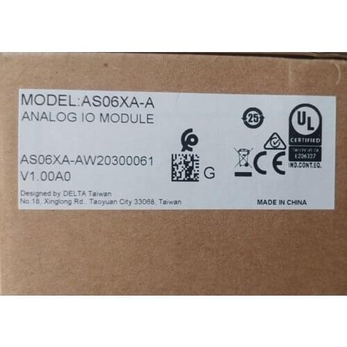 Delta AS300 PLC extension module AS06XA-A 6 points analog 4 input 2 output