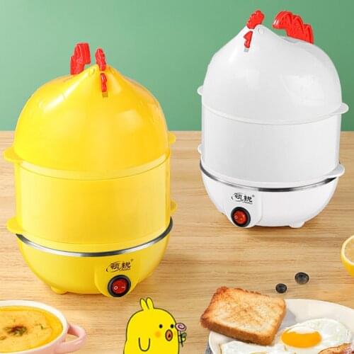 Electric Egg Boiler Double Layer Steamer Breakfast Machine Automatic Power Off Anti-dry Egg Cooker 14 Eggs Multifunction Cookers