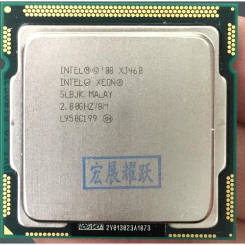 Intel Xeon Processor X3460 Quad-Core LGA1156 Desktop CPU 100% working properly Desktop Processor