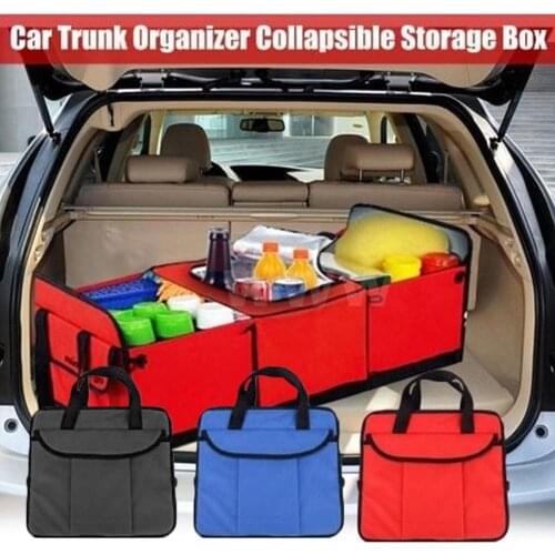 NEW Car Truck SUV Storage Basket Trunk Organizer Car Trunk Organizer Storage Bag Box Organizer Thermal Cooler Outdoor Car Box