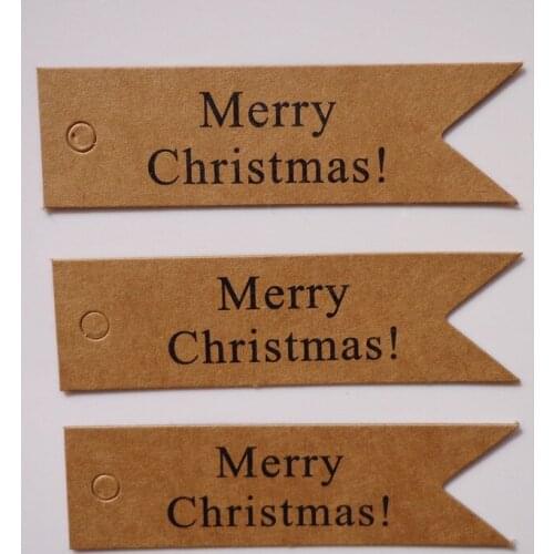 Handmade word new china decoration kraft paper hang tag designs