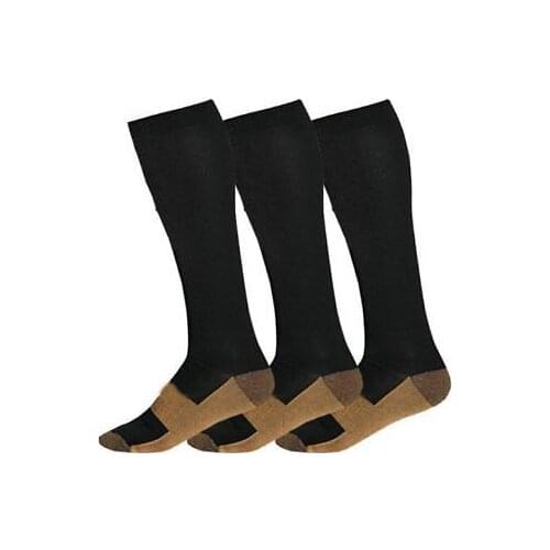New Fashion Womens Mens High Compression Socks Outdoor Running Stockings Long Socks