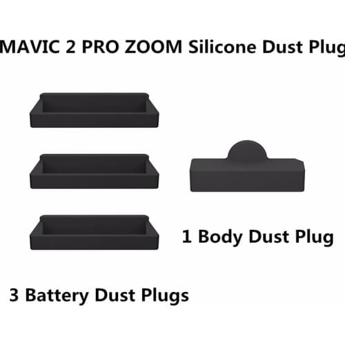 Sunnylife Silicone Dustproof Body Port Plug Protector Cover Battery Charging Port Case for DJI MAVIC 2 PRO ZOOM