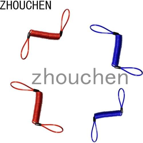 MagiDeal 4x Motorcycle Alarm Disc Lock Security Spring Reminder Cable Strong