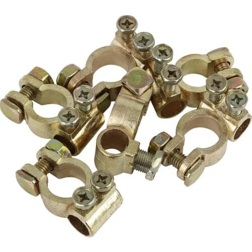 X Autohaux 2 Pcs 6 Pcs Battery Terminal Connectors Clamps for Car Van Caravan Motorhome