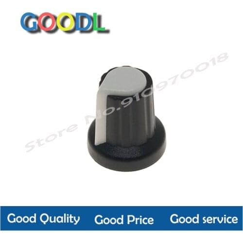 20 pçs wh148 botão de plástico branco ag2 15x17mm tipo potenciômetro amplificador de potência botão