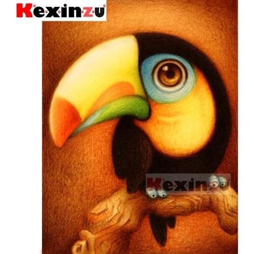 5d diamond painting full Square/Round diamond embroidery-Black toucan-rhinestone DIY mosaic Cross Stitch 3D Home Decor Y764