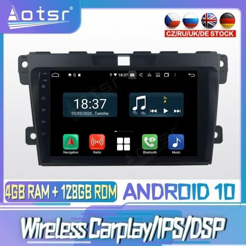 Android 10 PX6 128G For MAZDA CX-7 2012 2013 Carplay DVD GPS Navigation Auto Radio Stereo Video Multimedia Player HeadUnit 2din