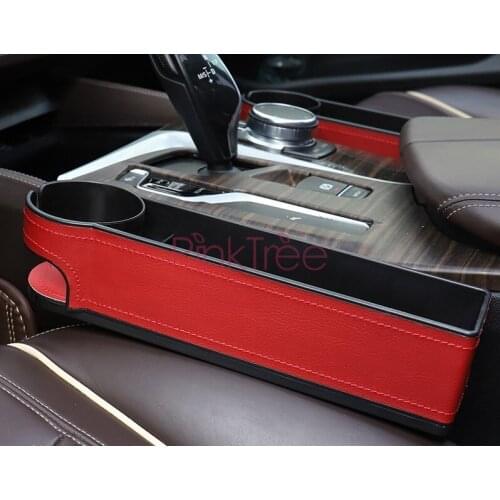 Car Seat Organizer Crevice Storage Box For Audi Q3 Grain Car Organizer Gap Slit Filler Holder For Wallet Phone Slit Pocket