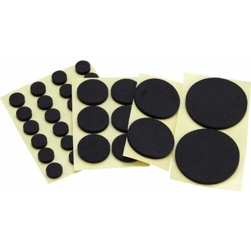 Black Round single-sided Foam Pad Strong Adhesive Force Acrylic Foam Tape Mounting Sticky Tape 4 style choose