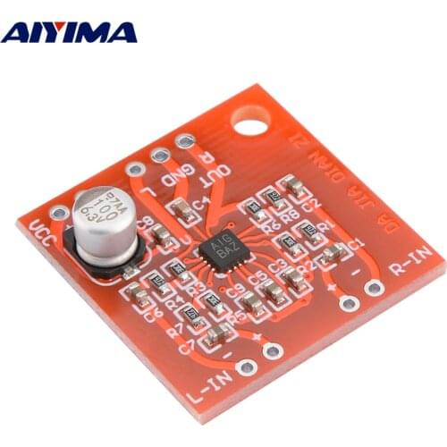 AIYIMA MAX97220 Stereo Headphone Amplifier Board 125MW Preamp Amplificador AMP Balanced Signal to Single-ended Output