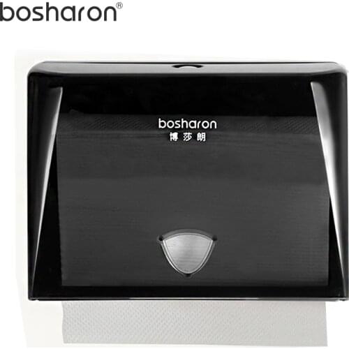 Paper Towel Dispenser For N Fold Hand Paper ABS Plastic Tissue Box Button Open 4 Colors Optional Bathroom Kitchen Accessories