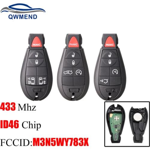BHKEY 4+1 5Buttons Remote Car key For Jeep Grand Cherokee 2008 2009 2010 2011 2012 2013 M3N5WY783X IYZ-C01C 433Mhz Smart key Fob