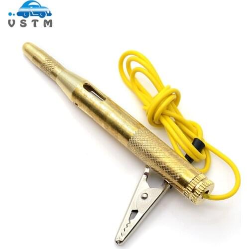 Diagnostic Tools DC 6V 12V 24V Copper Auto Car Light Circuit Tester Lamp Voltage Test Pen Detector Probe Light System Test