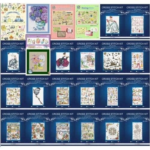 Lady Lafite style color ( linen /camel) aida new 100% cotton threads Cross stitch sets styles Lovely Counted Cross Stitch Kit