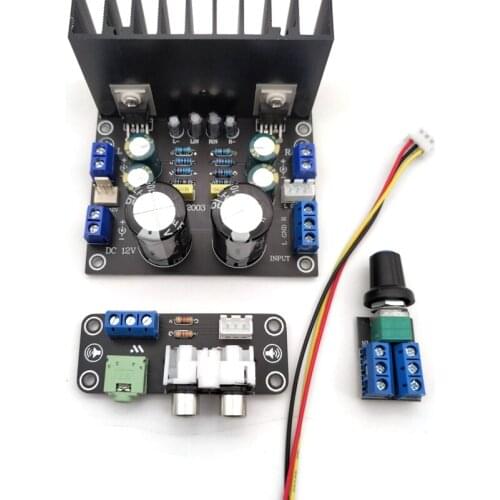 TDA2003 Pure Power Amplifier Kit 2.0 Dual Channel Power Amplifier Board 2X10W DC12V DC Power Amplifier Kit