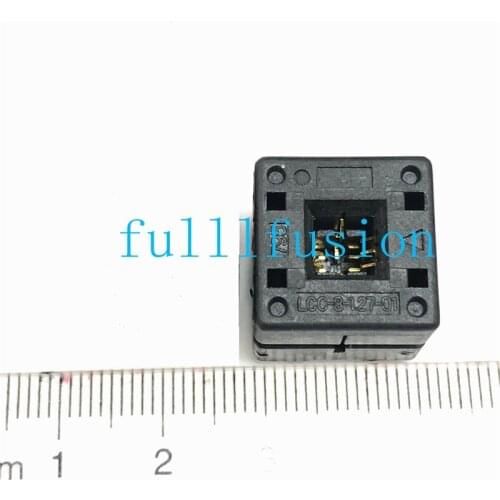 LCC8 IC Test Socket 1.27mm Pitch LCC-8 Burn in Socket