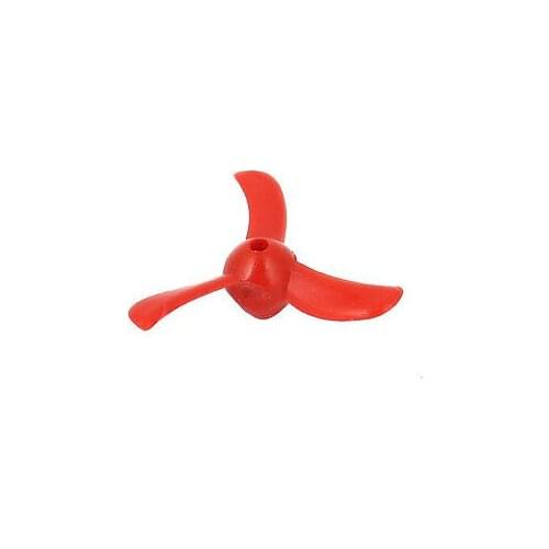 Red Plastic 30mm Dia RC Ship Boat Replacing 3 Blades Propeller