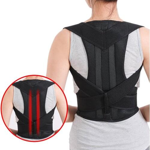 Medical Spine Back Support Belt Back Shoulder Postural Protector Lumbar Posture Corrector Corset Women Men for Back Brace Belt
