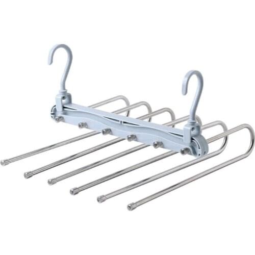 Multifunctional Folding Trousers Rack Multi-Layer Storage Space-saving Trousers T3LE