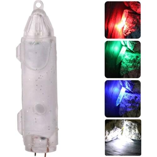 New LED Fishing Lure Light Flash Signal Light 200m Deep Drop Auto OFF Underwater Fishing Light Attractant Bait Fishing Tackles