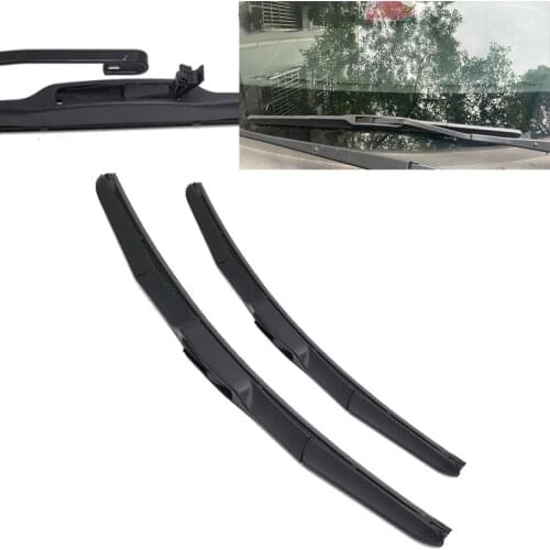 Pair Front Wiper Blades For Daihatsu Sirion MK2 2005 - 2012 Windshield Windscreen Front Window