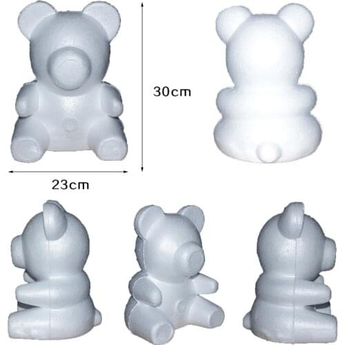 YO CHO Foam Roses Bear of Foam Mold Model Wholesale Valentine\x27s Day Gifts Birthday Rosettes Diy Party Supplies