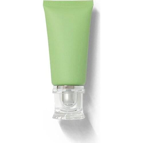 Luxury Green Squeeze Bottle Travel Lotion Hose Empty Cream Packaging Containers Refillable Cosmetic Soft Tube 50ml 50pcs/lot