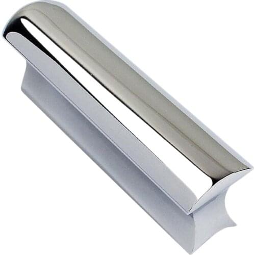 Guitar Slide Steel Solid Stainless Tone Bar Hawaiian Slider for Acoustic Electric Guitar Instruments Portable(Chrome Color)