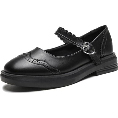 Mary Janes Pumps Women Elegant Shallow Shoes Woman Casual Office Lady Autumn Pumps