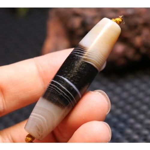 UPD0315A5 Magic Power Tibetan Old Agate Silkworm Line Healer Medicine Gzi dZi Bead Totem Q LKbrother Top Quality