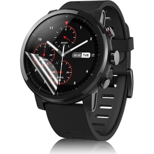 Screen Protectors for Xiaomi Huami AMAZFIT 2/2S Intelligence Wrist Watch Pad Full Screen Film Since Repair Water Sticker