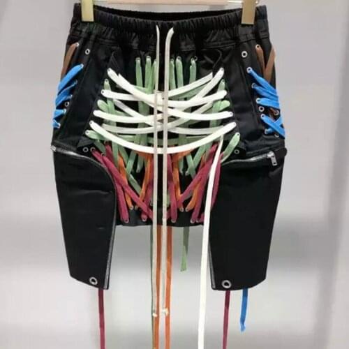 Street Fashion Indie Skirts Women High Waist Bandage Split Joint Irregular Skirt Vintage 2021 New Spring Summer Y2k Plus Size