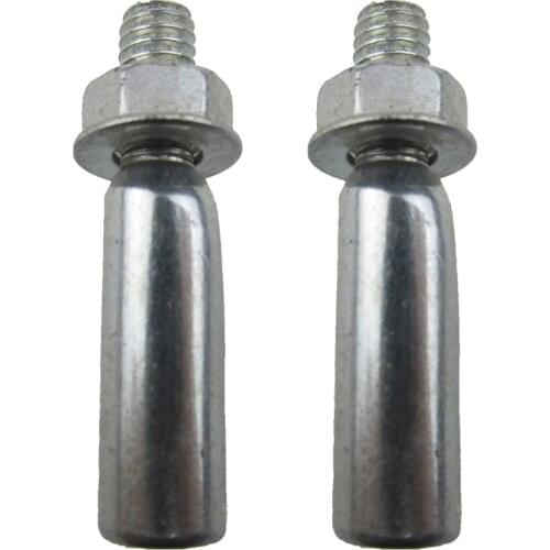 2pcs Bicycle Pins With Nuts Washers Steel Crank Wedge 9.5 Mm Fixed Chainring Pin For Bottom Bracket Bicycle Accessories