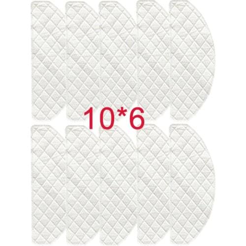 60pcs Replacement Disposable Mop Cloths For Ecovacs Deebot Ozmo T8 Vacuum Cleaner moping pads rags Spare Parts