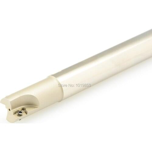 AHU10-20XC20X160L-2T 90 degree right angle indexable end mill milling cutter for JDMT1003 carbide inserts