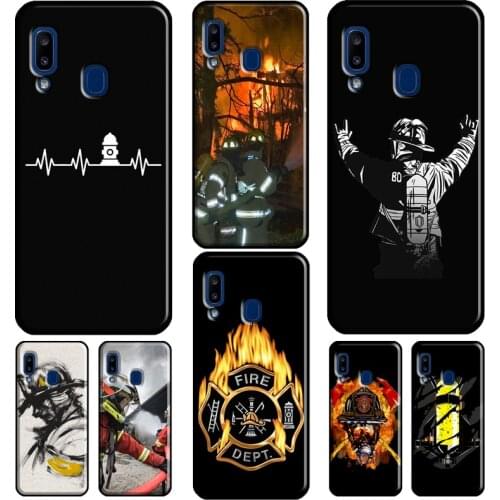 Firefighter Heroes Fireman Phone Case For Samsung A51 A71 A41 A31 A11 A21S A20e A12 A32 A52 A72 A30 A40 A50 A70 A02